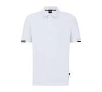 BOSS Regular Fit Poloshirt Kurzarm weiss