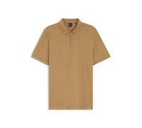 BOSS Regular-Fit Poloshirt mit Zip - Style C-Pei 90, 50564941 Beige XXL