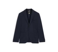 BOSS BLACK Jaye Jersey Herringbone Blazer Dark Blue Blau 48