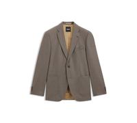 BOSS Regular-Fit Sakko aus gemusterter Schurwolle - Style H-Janson-FL-253, 50551560 Beige 54