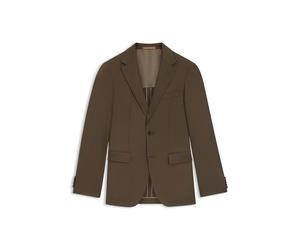 BOSS Regular-Fit Sakko aus Schurwoll-Mix mit strukturierter Wolle - Style L-Jeff-FP-253, 50555911 Khaki 48