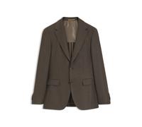 BOSS Regular-Fit Sakko aus Woll-Mix mit Leinen, Seide und Kaschmir - Style L-Jeff-FP-253, 50567004 Braun 52
