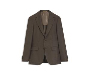 BOSS Regular-Fit Sakko aus Woll-Mix mit Leinen, Seide und Kaschmir - Style L-Jeff-FP-253, 50567004 Braun 58