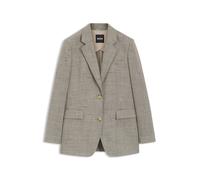 BOSS Regular-Fit Sakko aus Woll-Mix - Style Jemma4, 50558288 Beige gemustert 38
