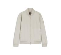 Blouson BOSS ORANGE "Osruf", Herren, Gr. 46, open grau070, Web, Obermaterial: 87% Polyamid, 13% Elasthan, unifarben, regular fit normal, Rippstrickbündchen, Jacken Blouson, Rippbündchen, Regular Fit,