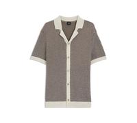 BOSS Regular-Fit Strick-Cardigan aus Baumwolle - Style C-Iconico, 50543163 Gemustert XXXL