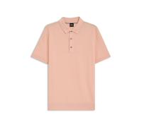 BOSS Regular-Fit Strick-Poloshirt aus Baumwoll-Mix - Style H-Iannotti, 50543148 Hellrot XL