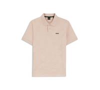 BOSS Regular-Fit Strick-Poloshirt aus Baumwolle mit 3D-Jacquard-Design - Style PL_Network JQ Pirax, 50563975 Hellorange XXXL