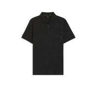 BOSS Regular-Fit Strick-Poloshirt aus Baumwolle mit 3D-Jacquard-Design - Style PL_Network JQ Pirax, 50563975 Schwarz XXXL