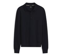 BOSS Regular-Fit Strick-Poloshirt aus Merino - Style H-Lancione, 50565503 Dunkelblau S