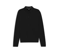 BOSS Herren Lancione Regular-Fit Strick-Poloshirt aus Schurwolle Schwarz001 XL