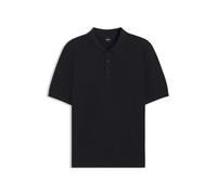 BOSS Regular-Fit Strick-Poloshirt aus strukturiertem Gewebe - Style H-Lurazio, 50565506 Dunkelblau S