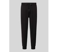 BOSS Regular Fit Sweathose aus Baumwoll-Mix Modell 'C-Locsin 01' in Black, Größe L