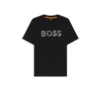 BOSS Regular-Fit T-Shirt aus Baumwolle mit Logo-Artwork - Style Te_Frozen, 50554616 Schwarz XXL