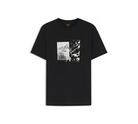 BOSS Regular-Fit T-Shirt aus leichtem Baumwoll-Jersey - Style Te_Motors, 50566627 Schwarz S