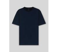 BOSS Fein gemustertes T-Shirt aus merzerisierter Baumwolle - Style H-Thompson 432, 50534030 Dunkelblau XXL