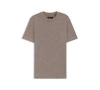BOSS Regular-Fit T-Shirt aus Seide und Wolle - Style L-Tesar 113, 50553151 Grau XXXL