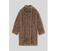 BOSS Damen Mantel mit Wolle CITEDDY, braun, Gr. 42