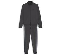 BOSS Regular-Fit Trainingsanzug-Set aus Stretch-Baumwolle mit Streifen-Details - Style Tracksuit Set, 50543886 Dunkelgrau 6XL
