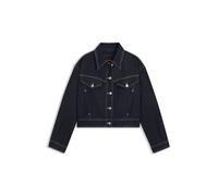 BOSS Regular-Fit Truckerjacke aus Denim mit Rinse-Waschung - Style C_BOMBER TRUCKER 1.0, 50552464 Dunkelblau L
