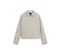 BOSS Regular-Fit Tweed-Blazer aus zweifarbigem Tweed - Style Jibala2, 50570357 Hellbeige 34