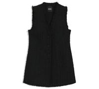 BOSS Regular-Fit Weste aus Samt-Tweed - Style Jokilana, 50549128 Schwarz 42