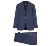 BOSS Regular-Fit Zweiteiler aus melierter Stretch-Schurwolle - Style H-Jeckson-2Pcs-263, 50567234 Blau 44