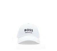 BOSS Reitsport-Cap mit fünf Bahnen und Logo-Details - Style CLASSIC CAP WHITE, B1U1601 Weiß ONESI