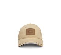 BOSS Reitsport-Cap mit Logo-Patch im Retro-Look - Style CAP LEATHER PATCH, B5U1601 Hellbeige 57