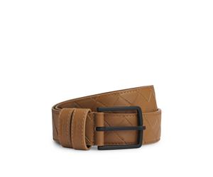 BOSS Reitsport-Gürtel aus geflochtenem Leder - Style CABEL BELT, B5G2201 Braun 75