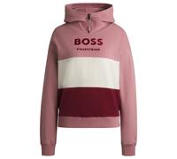 BOSS Reitsport-Hoodie aus italienischer Stretch-Baumwolle - Style FAYE HOODIE SIGNATURE, B6W1203 Gemustert L