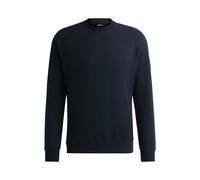 BOSS Reitsport-Pullover aus italienischer Stretch-Baumwolle - Style LEWIN SWEATER, B5M1202 Dunkelblau XS