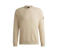 BOSS Reitsport-Pullover aus italienischer Stretch-Baumwolle - Style LEWIN SWEATER, B5M1202 Hellbeige XXL