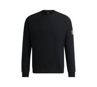 BOSS Reitsport-Pullover aus italienischer Stretch-Baumwolle - Style LEWIN SWEATER, B5M1202 Schwarz M