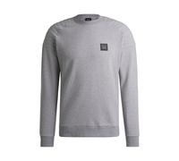 BOSS Reitsport-Sweatshirt aus Stretch-Baumwolle mit Schulternähten - Style LEX PADDED SWEATER, B6M1203 Silber M