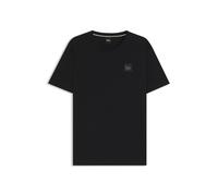 BOSS Reitsport-T-Shirt aus Stretch-Baumwolle mit Logo-Patch - Style PIERCE PATCH BLACK, B7M0601 Schwarz XS