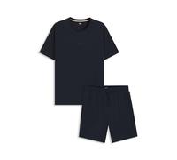 BOSS Zweiteiliges Pyjama-Set aus Baumwolle - Style Relax Short Set, 50540613 Dunkelblau XL