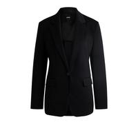 BOSS Relaxed-Fit Blazer aus knitterfreiem Stretch-Jersey - Style Jupa, 50523906 Schwarz 38