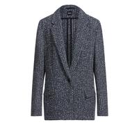 BOSS Relaxed-Fit Blazer aus zweifarbigem Häkel-Tweed - Style Janka5, 50537484 Blau gemustert 36