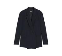 BOSS Relaxed-Fit Blazer mit Nadelstreifen und verdecktem Verschluss - Style Janka-DB2, 50548492 Dunkelblau 38