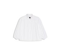 BOSS Relaxed-Fit Bluse aus Baumwolle mit Ballonärmeln - Style C_Biley, 50564551 Weiß 40