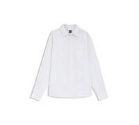 BOSS Relaxed-Fit Bluse aus gestreiftem Baumwoll-Canvas - Style Saturday_1, 50559872 Hellblau 34