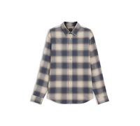 BOSS Relaxed-Fit Hemd aus kariertem Baumwoll-Flanell - Style H-OWENL-K-P-261, 50556961 Blau gemustert M
