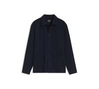 BOSS Relaxed-Fit Hemd aus unifarbenem schwerem Flanell - Style H-CAI-K-3P-262, 50571538 Dunkelblau L