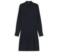 BOSS Relaxed-Fit Hemdblusenkleid mit abnehmbarem Gürtel - Style Dolala, 50552373 Dunkelblau 34