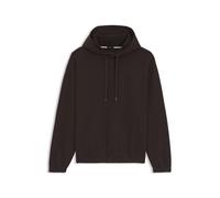 BOSS Relaxed-Fit Hoodie aus merzerisierter Baumwolle - Style C-Stevens 116, 50544099 Dunkelbraun S