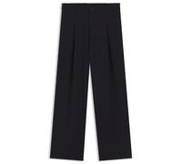 BOSS Relaxed-Fit Hose aus gemusterter Schurwolle - Style P-Pat-PL-CW-263F, 50564667 Dunkelblau 60