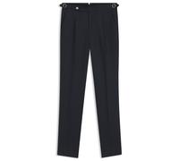 BOSS Relaxed-Fit Hose aus Leinen mit Bundfalten vorne - Style H-Perino-PL-DTL-262, 50563231 Dunkelblau 98