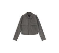 BOSS Relaxed-Fit Jacke aus Baumwoll-Denim - Style Jentra, 50573978 Grau 34