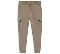 BOSS Relaxed-Fit Jogginghose aus Baumwoll-Terry mit Cargo-Taschen - Style Seteam, 50542917 Hellbraun XL